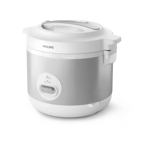 Philips automatic rice cooker front view in white color